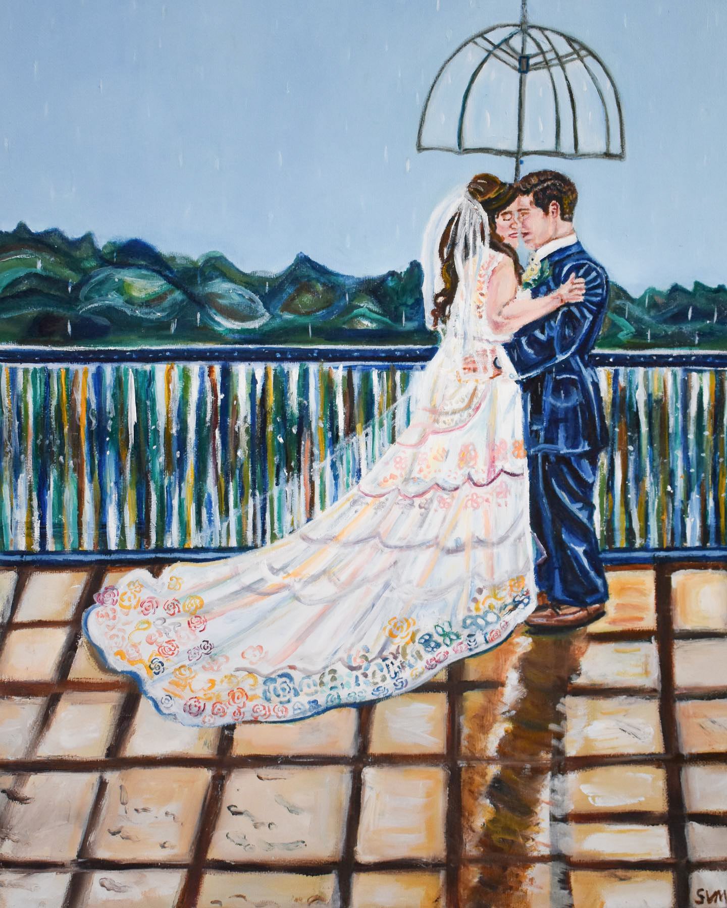 Custom Wedding Paintings
