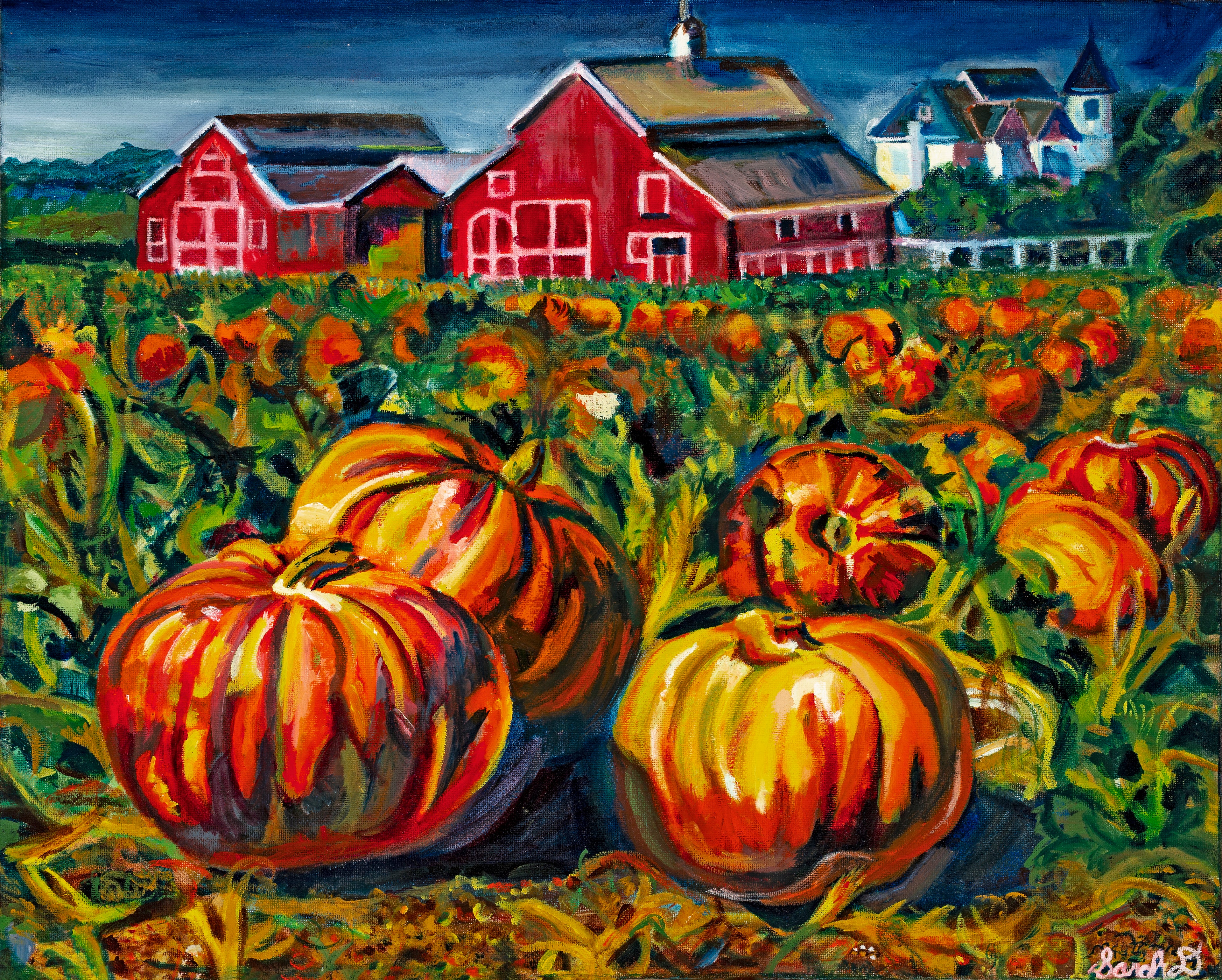 Fall In Maryland Pumpkin Print 🎃