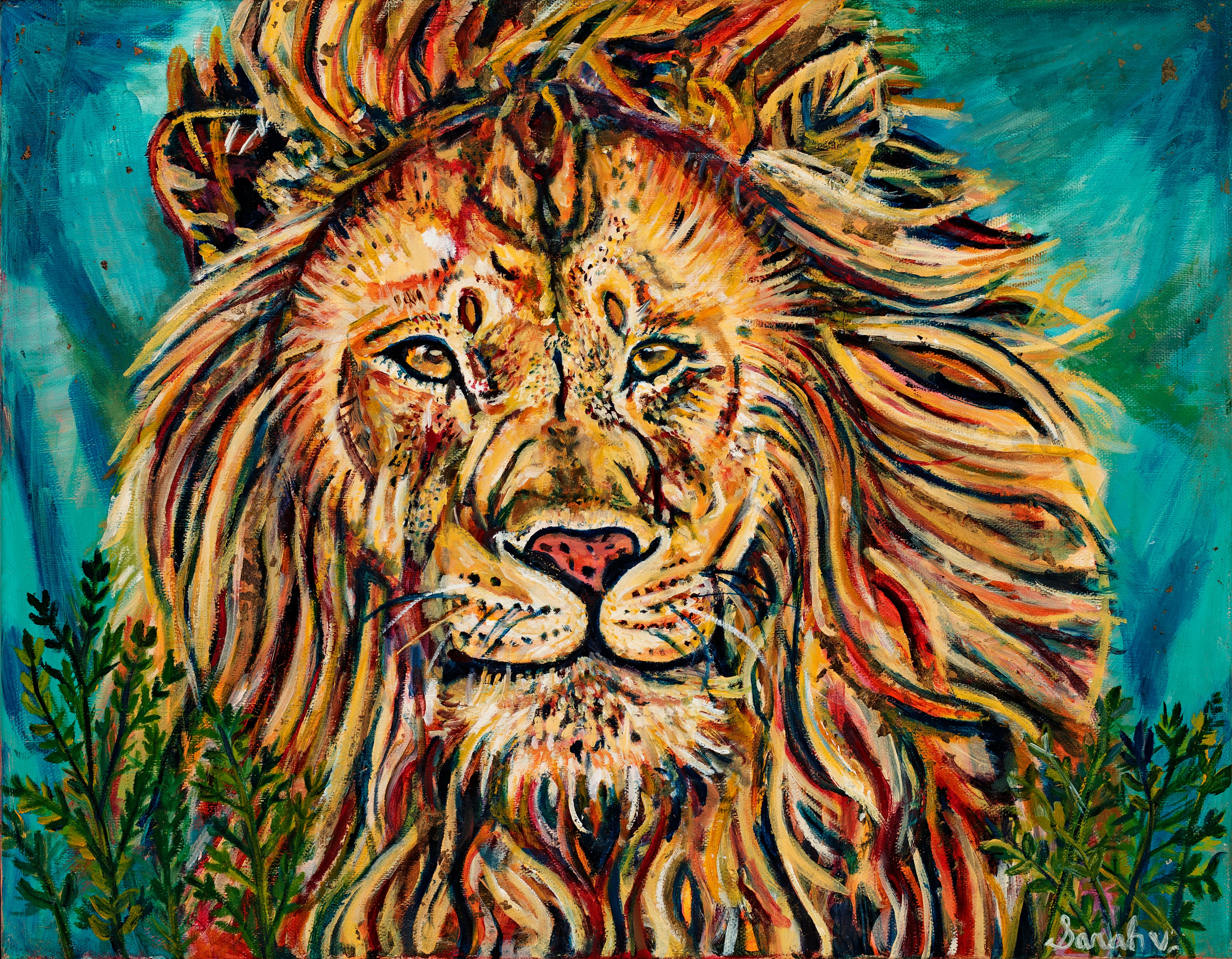 Majestic Lion Art Print
